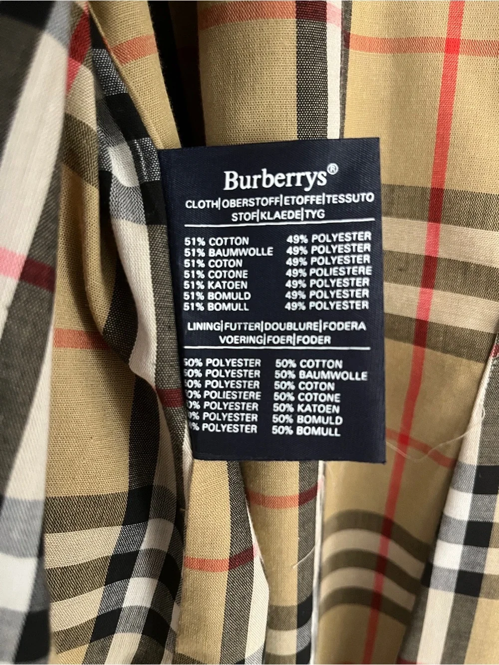 Burberry vintage 1990s
